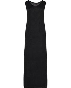 The Row Logo Dress - Black