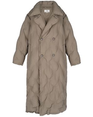 Maison Margiela Oversized Padded Coat - Grey