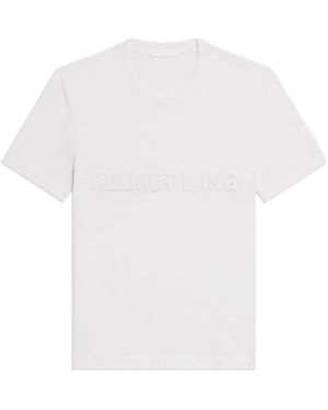 Helmut Lang Embossed Logo Tee - White