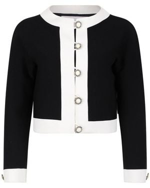 Valentino Long-Sleeved Knitted Shirt - Black