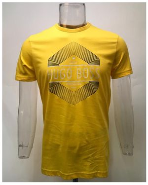 BOSS Printed T-Shirt - Yellow