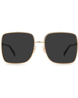 Jimmy Choo Eyewear Aliana Square Frame Sunglasses - Black