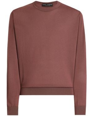 Dolce & Gabbana Cashmere Crewneck Sweater - Brown