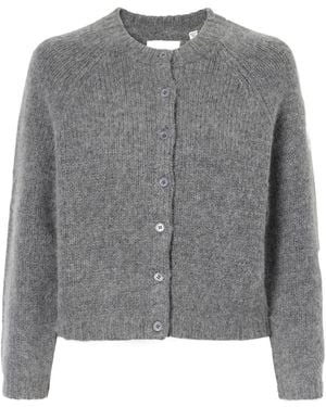 Doen Cashmere-Blend Cardigan - Gray