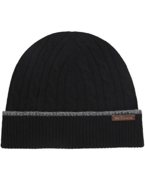 Kiton Knitted Brimless Hat - Black