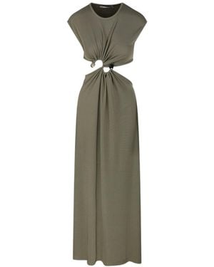 Christopher Esber Buckle Tank Dress - Green