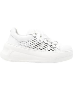 Cult Gaia Nirvana Perforated Trainers - White