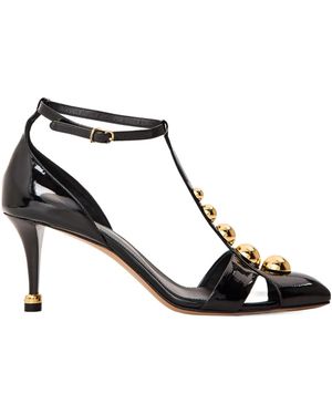 Chloé Logo Court Shoes - Black