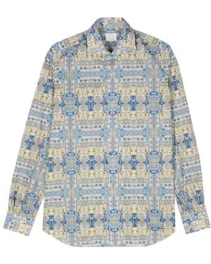 Mazzarelli Long Sleeve Shirt - Blue