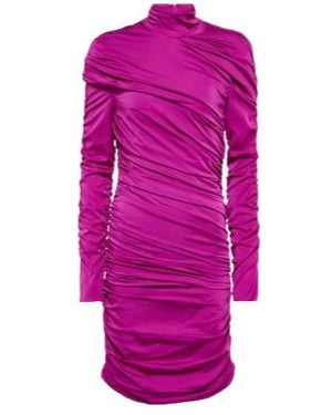 Stella McCartney Faye Ruched Minidress - Pink