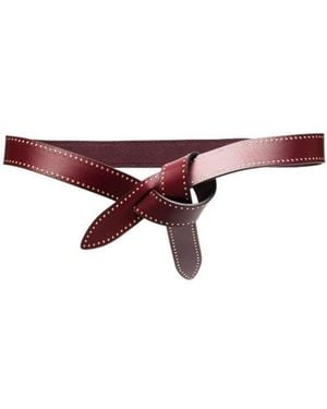 Isabel Marant Lecce Leather Belt - Brown