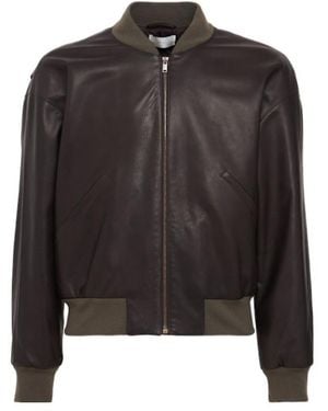 The Row Setsen Leather Jacket - Black