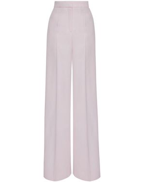 McQueen Wide Leg Trousers - Purple