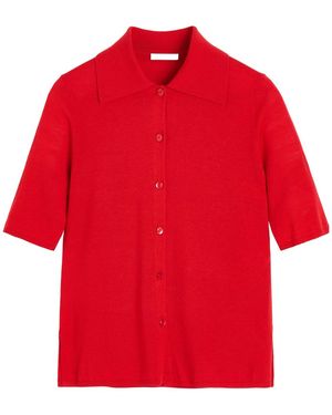 By Malene Birger Dotta Short-Sleeved Cardigan - Red