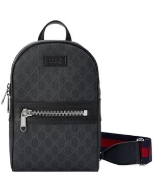 Gucci Gg Crossbody Bag - Black