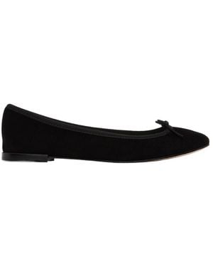 Repetto Cendrillon Knotted Ballet Shoes - Black