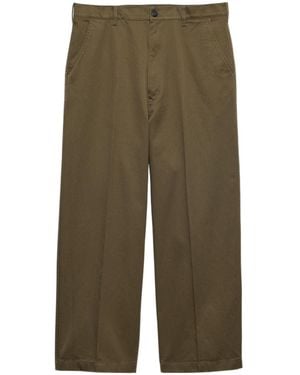 Prada Cotton Chino Pants - Green