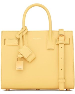 Saint Laurent Sac De Jour Mini Handbag - Yellow