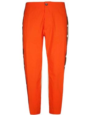 DSquared² Side Striped Loose-Fit Pants - Orange