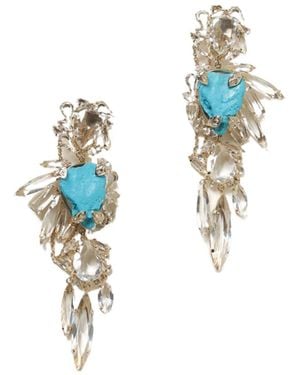 Ermanno Scervino Pendant Earrings - White