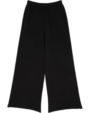 MM6 by Maison Margiela Wide-Leg Trousers - Black