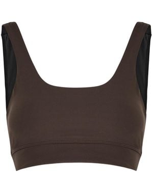 Varley Freesoft Cori Stretch-Jersey Bra Top - Gray