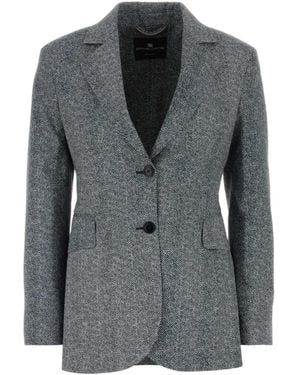 Ermanno Scervino Single-Breasted Blazer - Gray