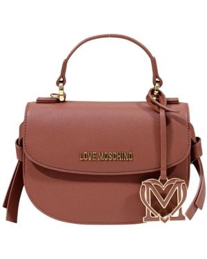 Moschino Flap Shoulder Bag - Red
