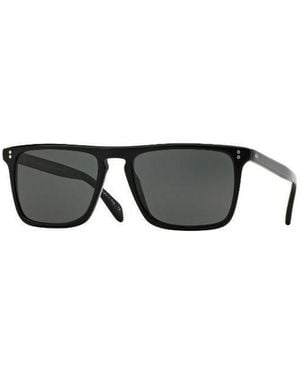 Oliver Peoples Geometric Sunglasses - Black