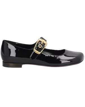 Chloé Mary Jane Flat Shoes - Black