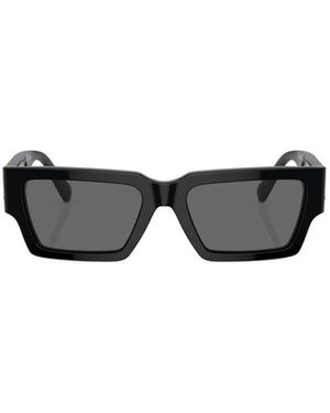 Versace Eyewear Rectangle Frame Sunglasses - Grey