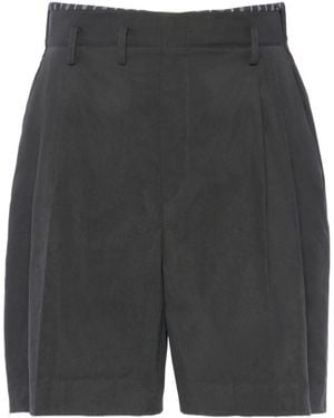 Maison Margiela Pleated Tailored Shorts - Grey