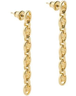 Fendi Orbit Pendant Earrings - Metallic