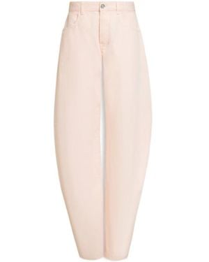 Alaïa Alaïa High-Rise Wide-Leg Trousers - White