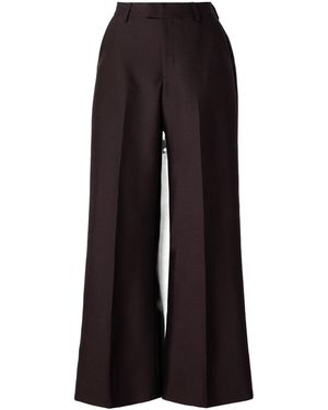 Kallmeyer Highrise Flared Tailored Trousers - Black