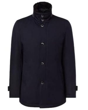 Herno High-Necked Jacket - Blue