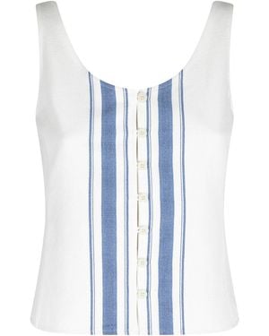 Low Classic Sleeveless Top - Blue
