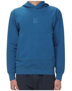 C.P. Company Kangaroo-Pocket Hoodie - Blue