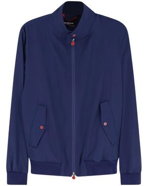Kiton Cima Zip-Up Jacket - Blue