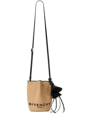 Givenchy Nano Snap Bucket Bag - Natural