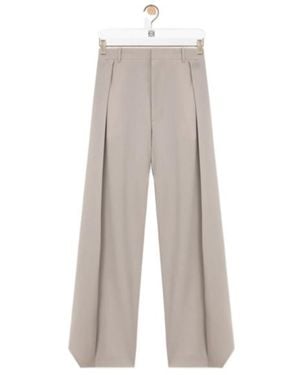 Loewe Pleated Trousers - Grey