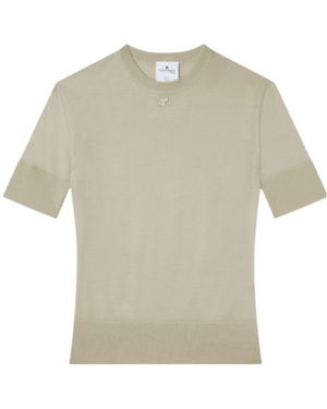 Courreges Courrèges Logo Embroidered Jumper - White