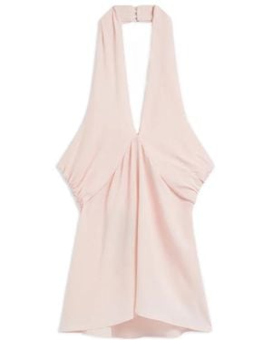 Semicouture Halter Neck Top - Pink