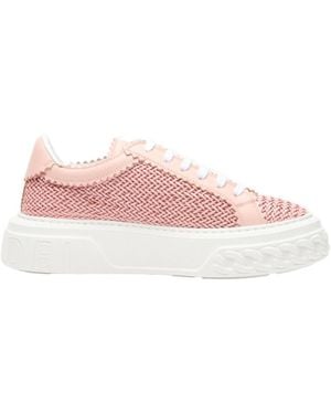 Casadei Off Road Hanoi Woven Trainers - Pink