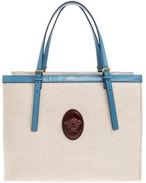 Versace Rivière Large Tote Bag - White