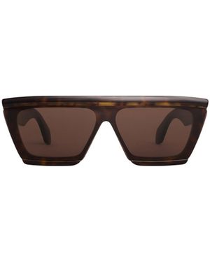 Alaïa Full Frame Sunglasses - Brown