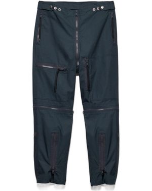 Prada Modular Cotton Trousers - Blue