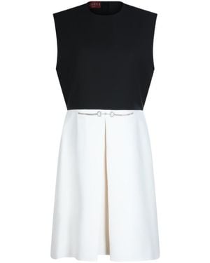 Gucci Horsebit Embellished Dress - Black