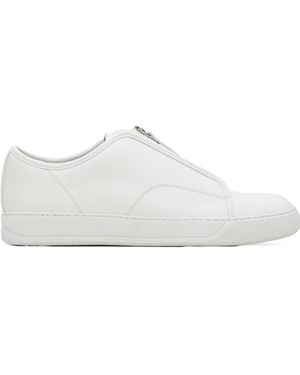 Lanvin Dbb1 Zip Sneakers - White
