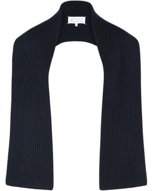 Maison Margiela Knitted Scarf - Blue